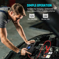 NNEDSZ 12/24V Automatic Car Battery Charger For Lithium Lifepo4 Lead-Acid AGM/Gel/SLA